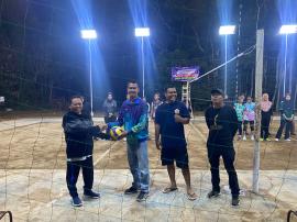 PEMBUKAAN TOURNAMEN VOLI ANTAR DUSUN MENYONGSONG HUT RI KE 81